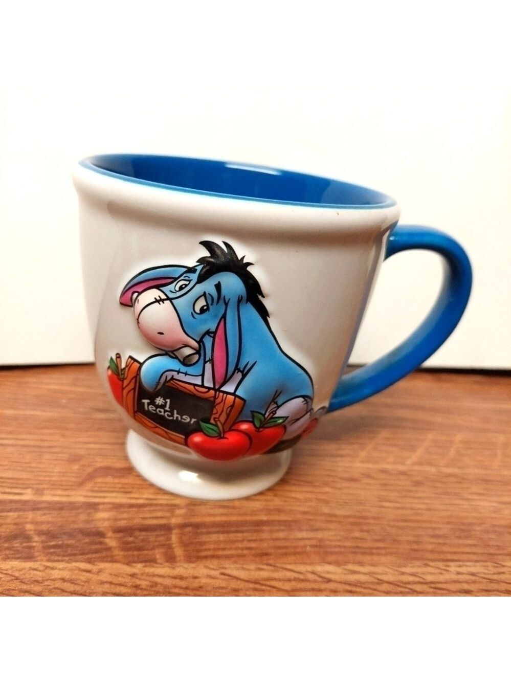 Vintage 2001 Disney Embossed Eeyore Mug